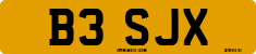 License plate of the United Kingdom, 1983 year system