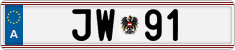 License plate of Austria, Official services and consulates