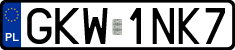 License plates of Poland, Regular car plates