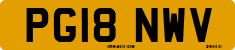 License plate of the United Kingdom, 2001 year system