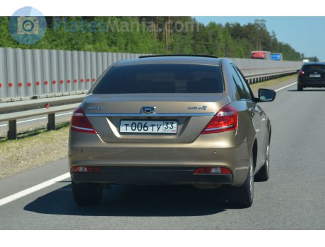 т006ту33, Geely Emgrand 7