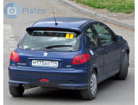м175ао774, Peugeot 206