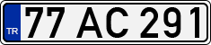 License plate of Turkey, Regular plates