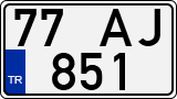 License plate of Turkey, Regular plates