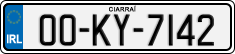 License plate of Ireland, Regular plates