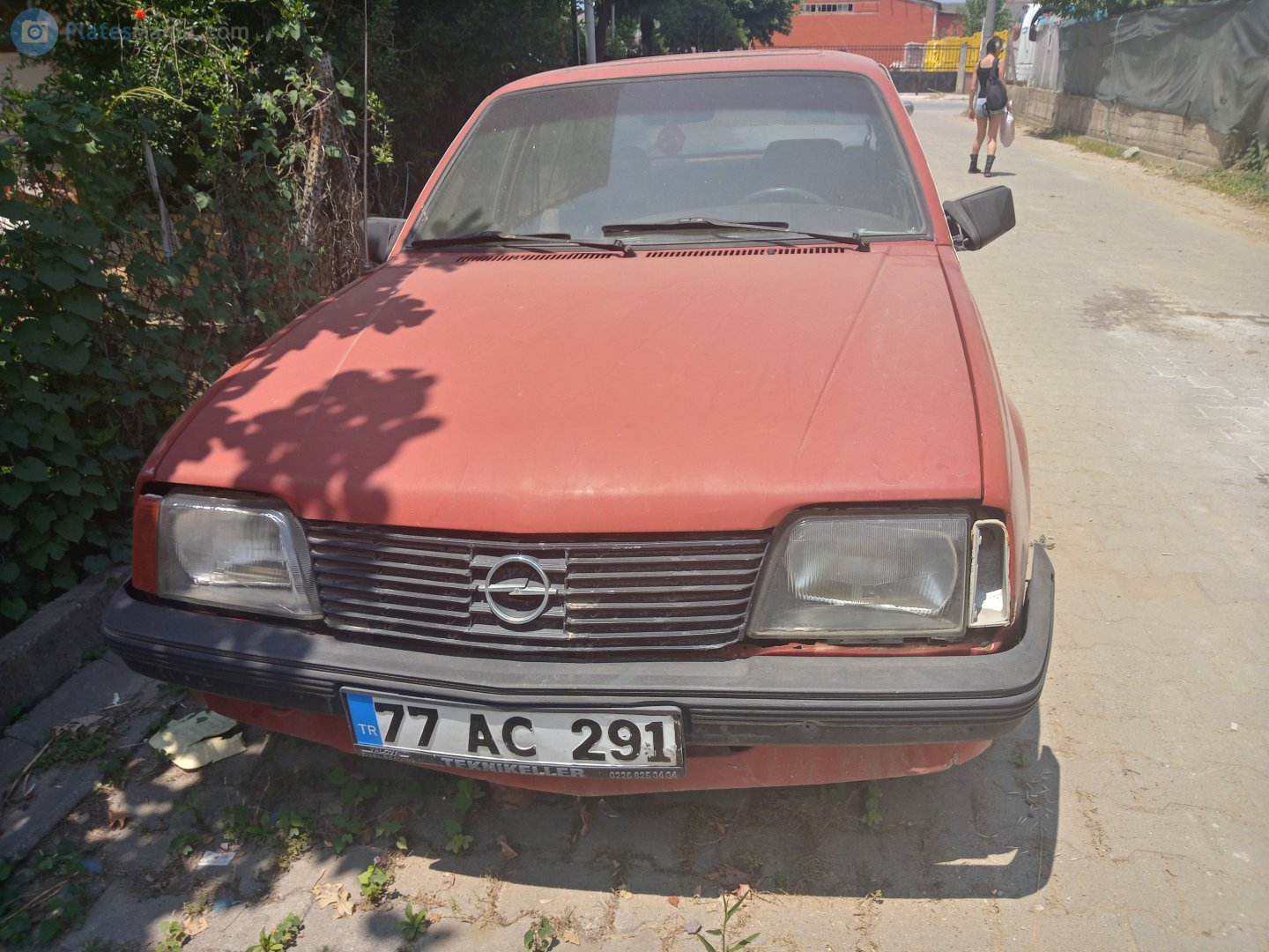 77 AC 291, Opel Ascona 3rd gen 4-door Sedan (C), 1981–1988