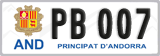 License plate of Andorra, Vanity Plates