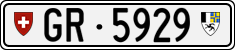 License plate of Switzerland, Cars