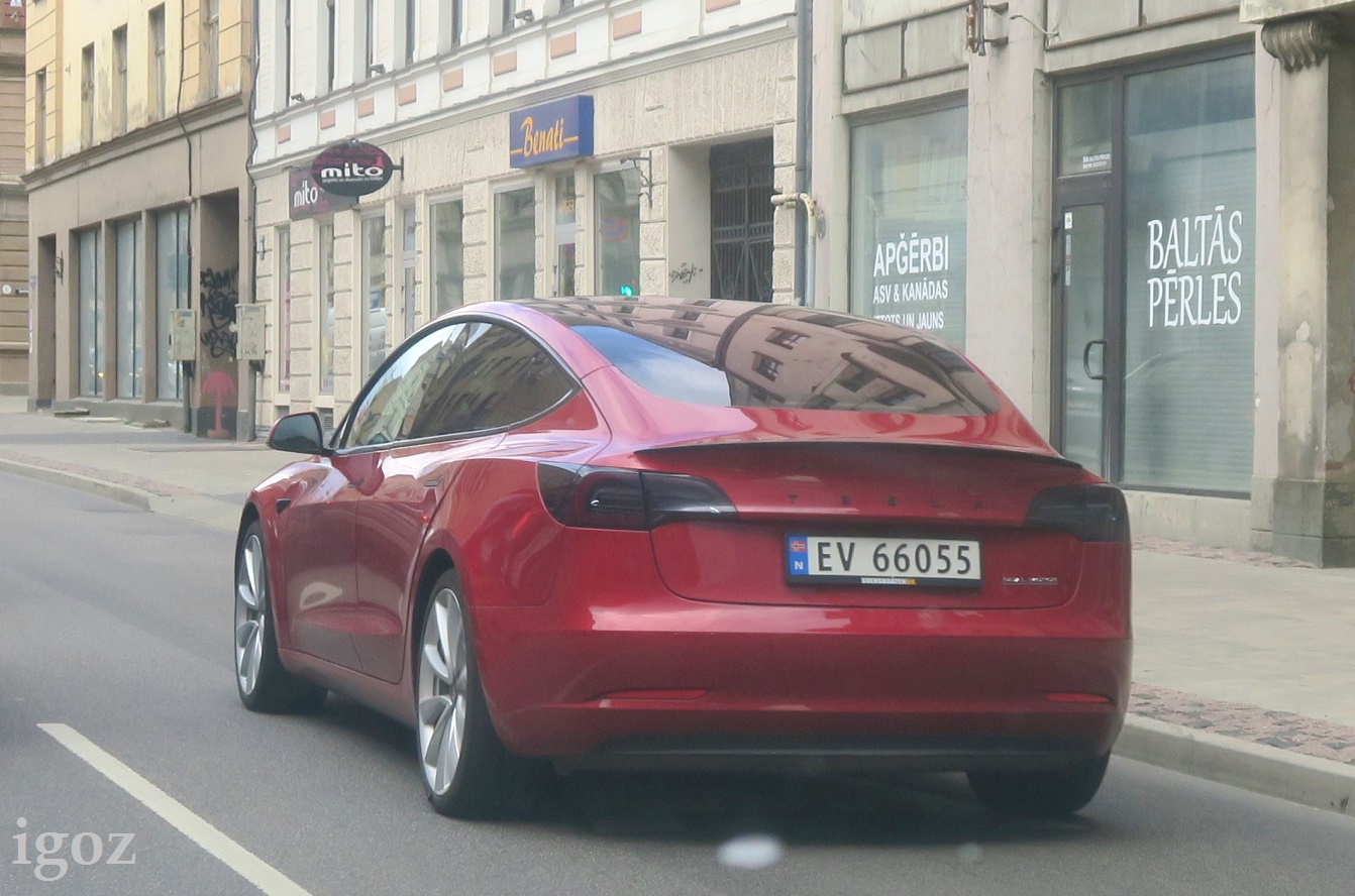 EV 66055, Tesla Model 3 1st gen (5YJ3), 2017–2023