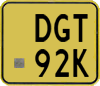 License plate of the Netherlands, Scooters