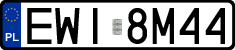 License plates of Poland, Regular car plates