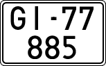 License plates of Spain, 1900 year series