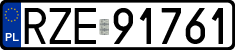 License plates of Poland, Regular car plates