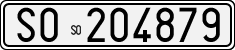 License plate of Italy, Cars (1927 year series)