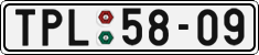 License plate of the Czech Republic, Cars (1960)