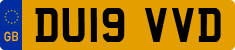 License plate of the United Kingdom, 2001 year system