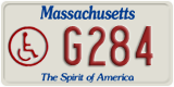 Massachusetts, Vehicles for disabled persons