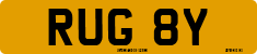 License plate of the United Kingdom, 1963 year system