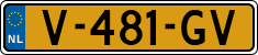 License plate of the Netherlands, Light Commercial Vehicles (1994 system)