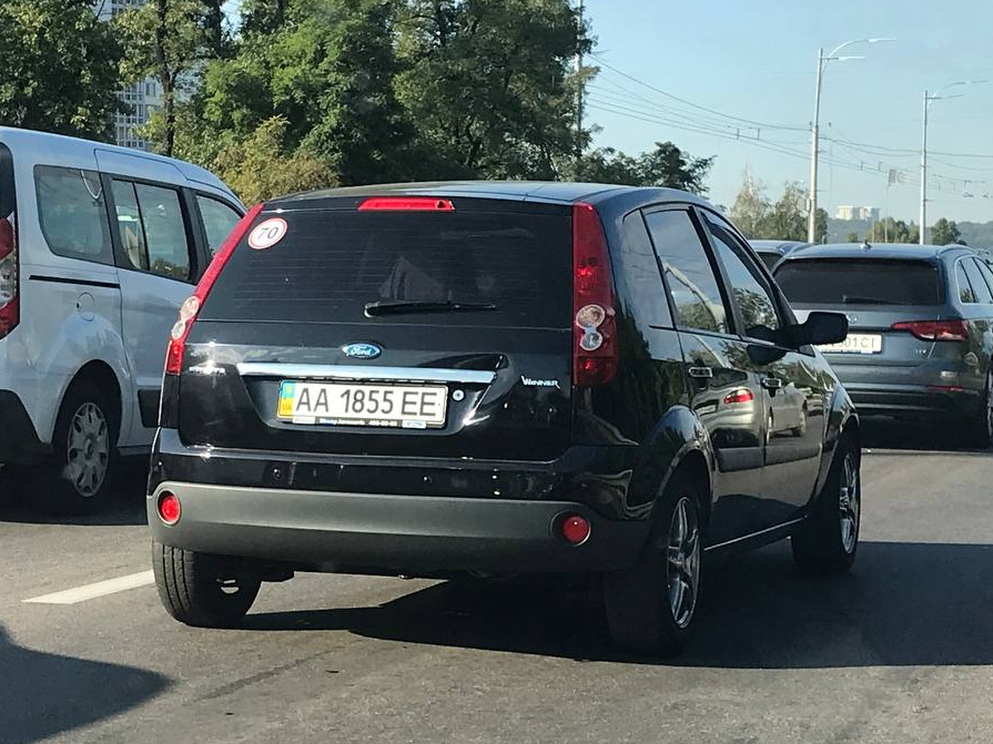 AA 1855 EE, Ford Fiesta 5th gen 3-door Hatch (B257), 2002–2005