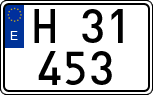 License plates of Spain, 1900 year series