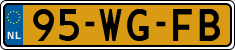 License plate of the Netherlands, Trailers