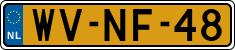 License plate of the Netherlands, Trailers