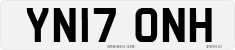 License plate of the United Kingdom, 2001 year system