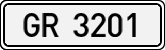 License plates of Spain, 1900 year series