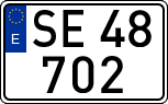 License plates of Spain, 1900 year series