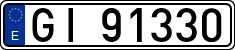License plates of Spain, 1900 year series