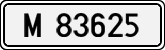 License plates of Spain, 1900 year series