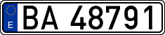 License plates of Spain, 1900 year series