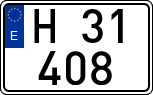 License plates of Spain, 1900 year series