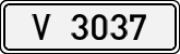 License plates of Spain, 1900 year series