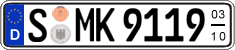 German license plate, Seasonal plates