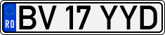 License plate of Romania, Regular plates