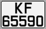 License plate of Norway, Cars
