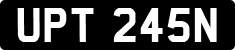 License plate of the United Kingdom, 1963 year system