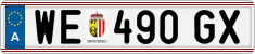 License plate of Austria, Regular plates