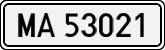License plates of Spain, 1900 year series