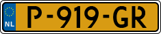 License plate of the Netherlands, Cars