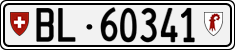 License plate of Switzerland, Cars