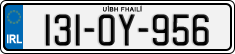 License plate of Ireland, Regular plates