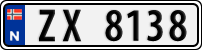 License plate of Norway, Trailers, motorcycles, special vehicles