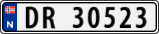 License plate of Norway, Cars