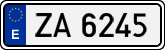 License plates of Spain, 1900 year series