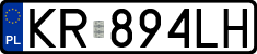 License plates of Poland, Regular car plates