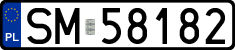 License plates of Poland, Regular car plates