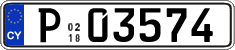 License plate of Cyprus, Trailers